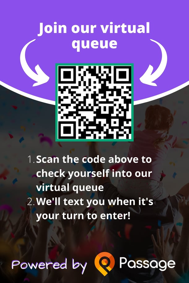 virtual queues printable poster