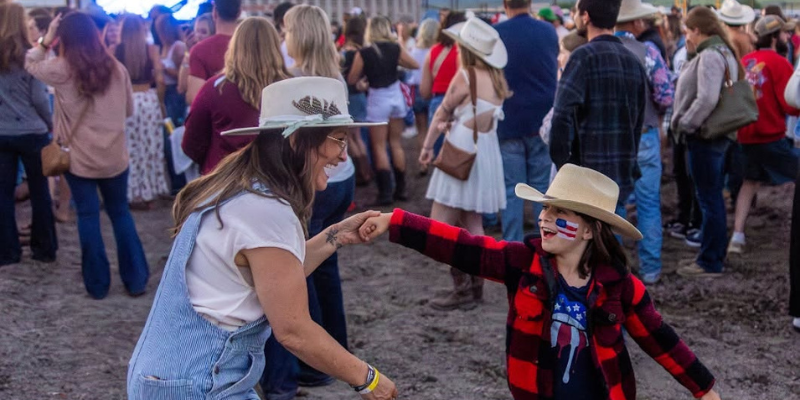 Dancing at the Valley View Rodeo