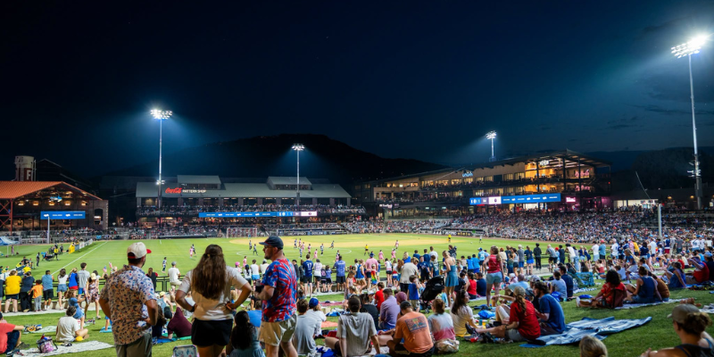 Grassy Berm at Finley Stadium