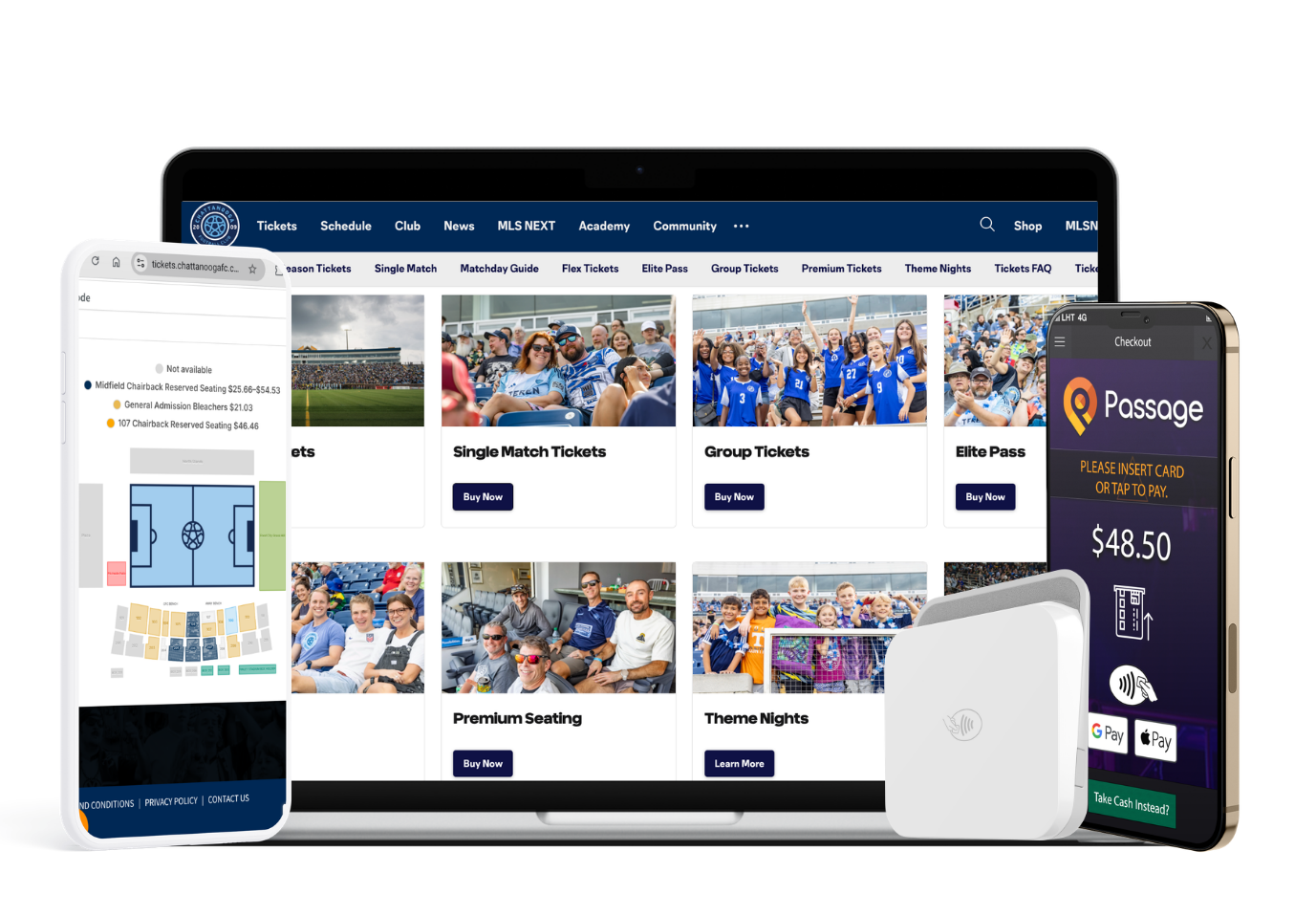 Chattanooga FC All-in-One Mockup