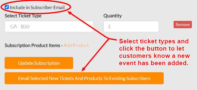 how to add a new product or ticket to your existing subscription